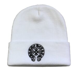 Chrome Hearts Beanie Corolla – White