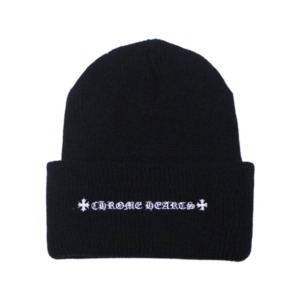 Plus Cross Chrome Hearts Beanie – Black