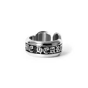 Small Label Chrome Hearts Scroll Ring