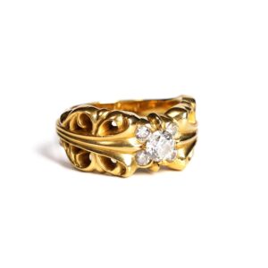 Chrome Hearts Double Floral Ring