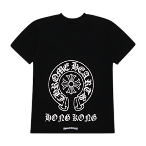 Hong Kong Chrome Hearts Horseshoe Pocket Tee – Black