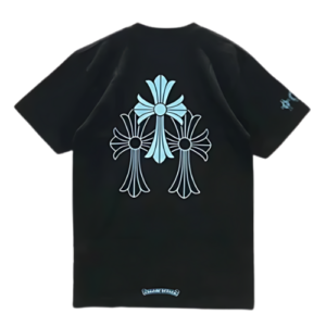 Triple Cross Logo Chrome Hearts S/S T-Shirt