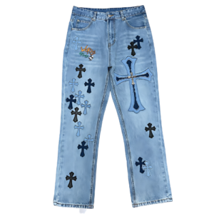 Denim Words Chrome Hearts Jeans