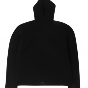 Chrome Hearts Black Cashmere Cemetery Cross Hoodie