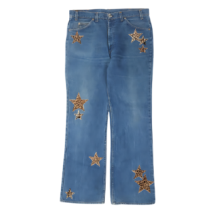 Chrome Hearts Levi’s Star Blue Patch Jeans